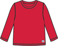 Boys Vintage Red Long Sleeve Rash Guard