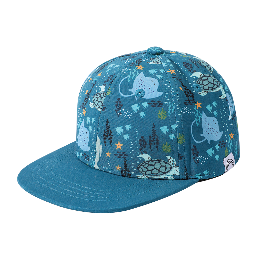 Ocean Friends Sea Animals Snapback Hat Kids Baseball Cap
