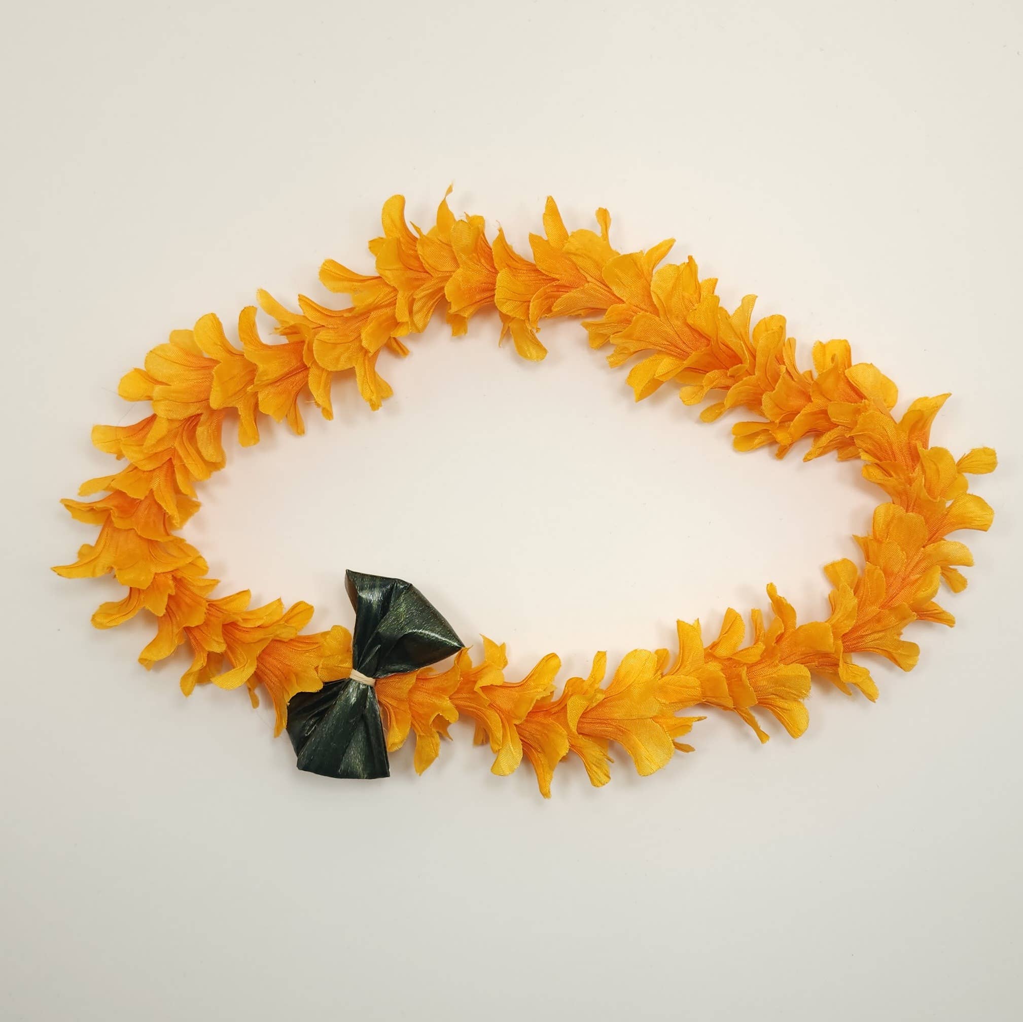 Flower Lei for Pets- Orange Puakenikeni