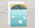 Floating Flowers Greeting Card