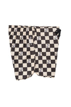 Peanuts® Black White Checkerboard Boardshorts / Strand