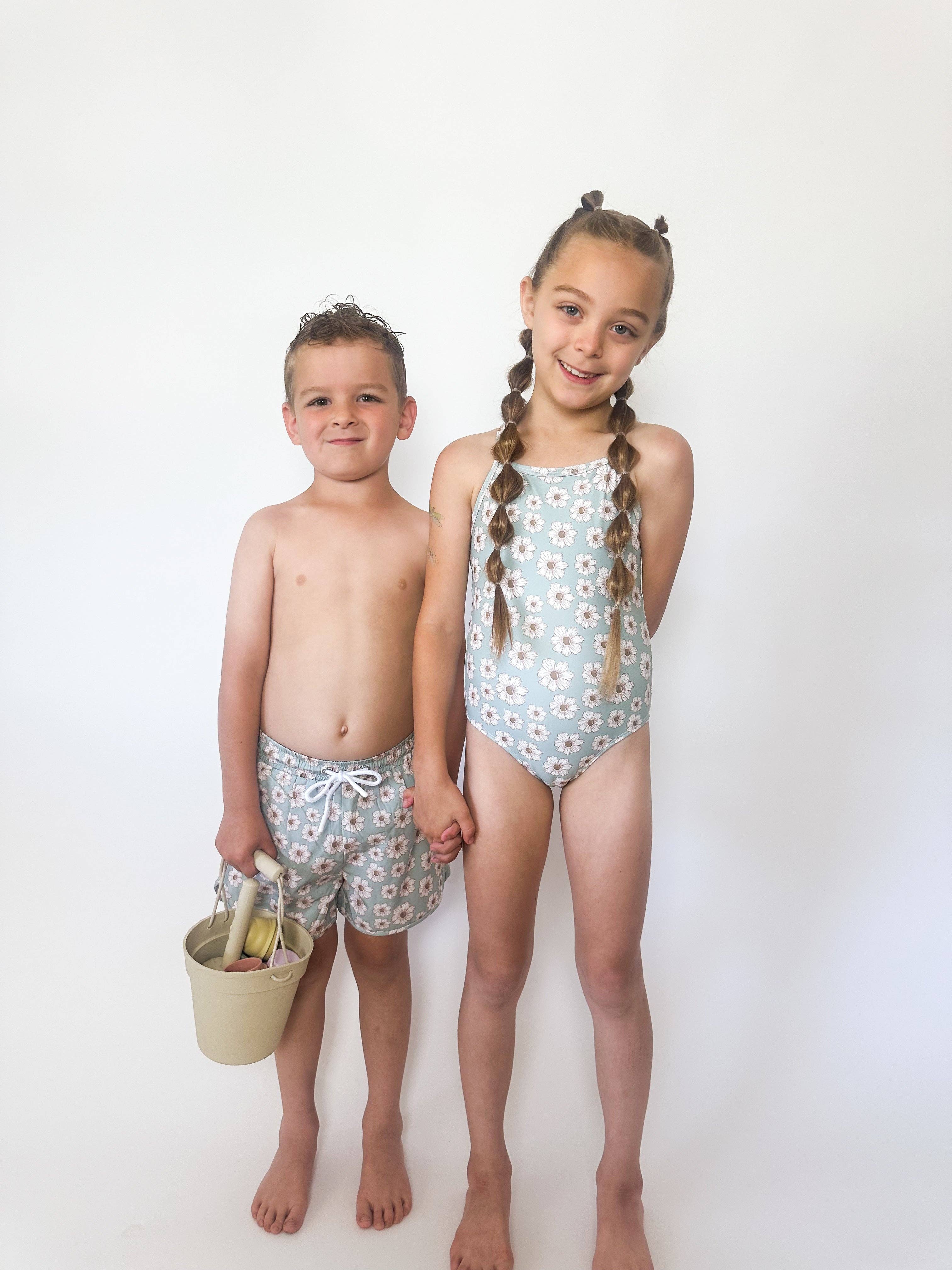 Wyldhood - Daisy Square Neck One Piece Swimsuit