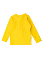 Neon Yellow Long Sleeve Zipper Rash Guard