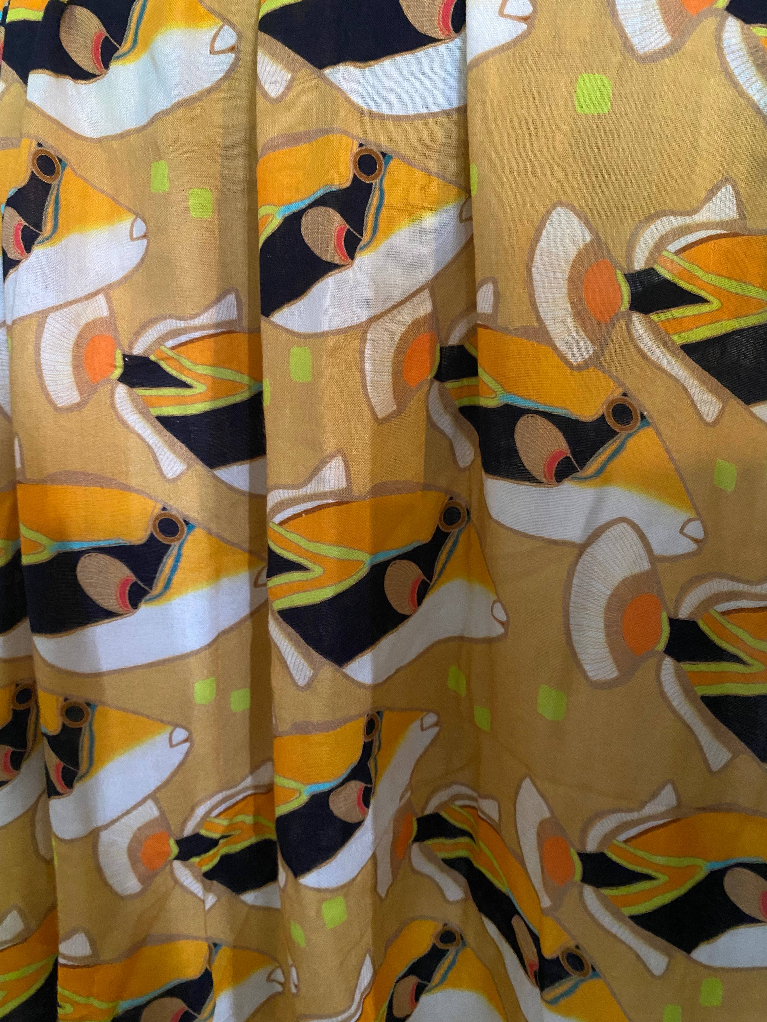 Muslin Swaddle Humuhumu Love Yellow