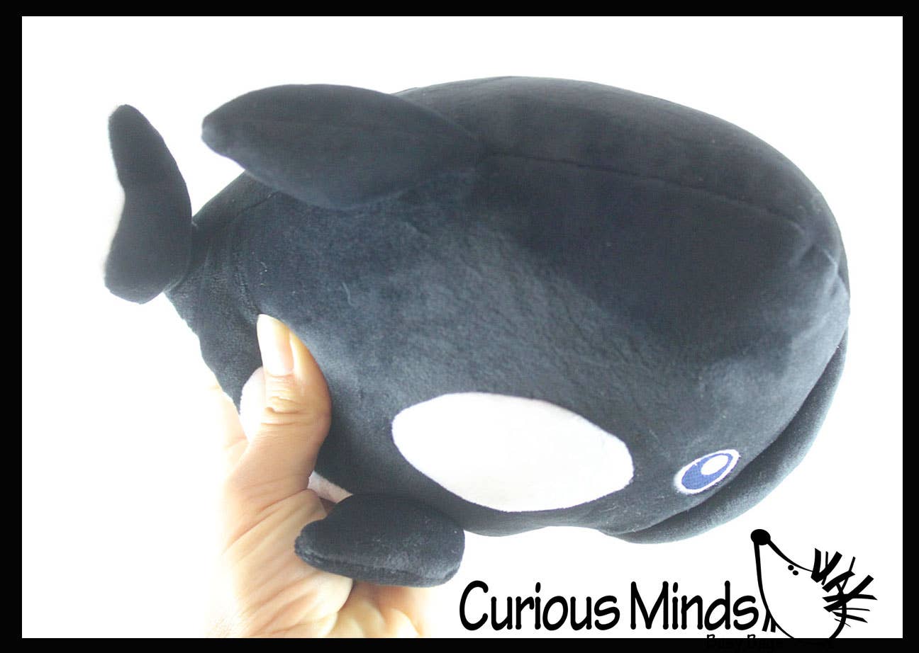 Plush Orca Killer Whale Stuffed Animal Toy - Soft Squishy