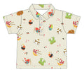 Island Mixed Plate Bamboo Polo Shirt