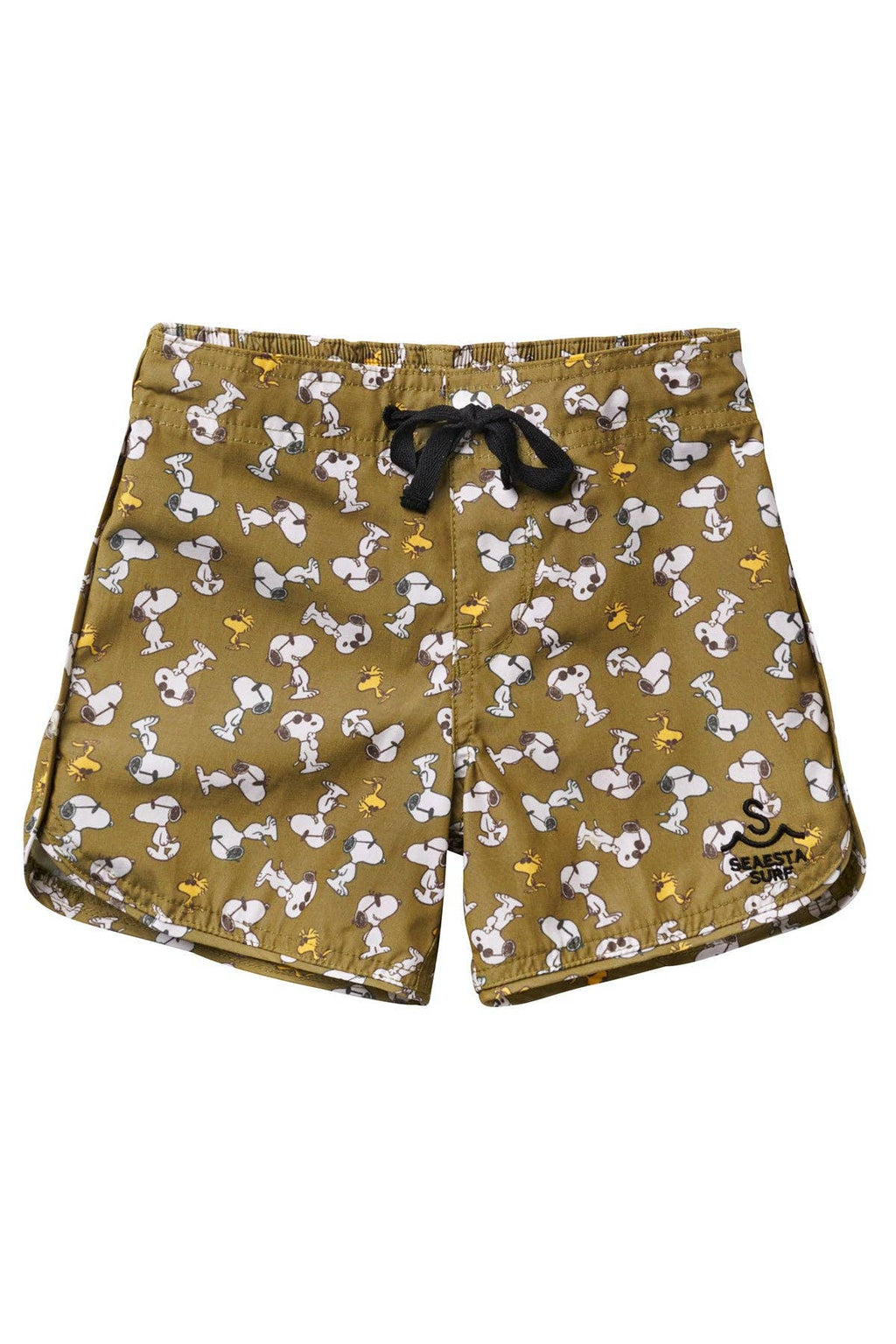 Seaesta Surf x Peanuts® Joe Cool Boardshorts / Olive