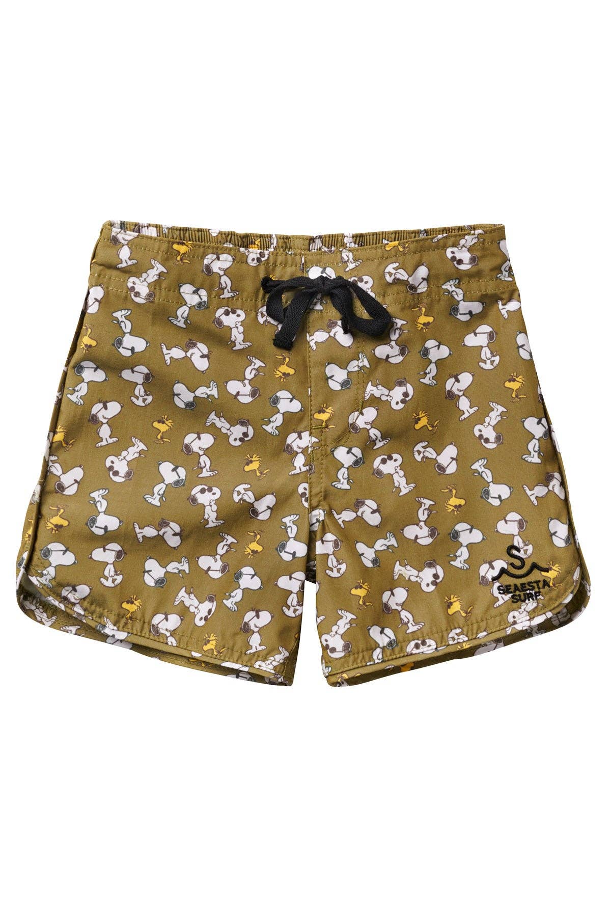 Seaesta Surf x Peanuts® Joe Cool Boardshorts / Olive