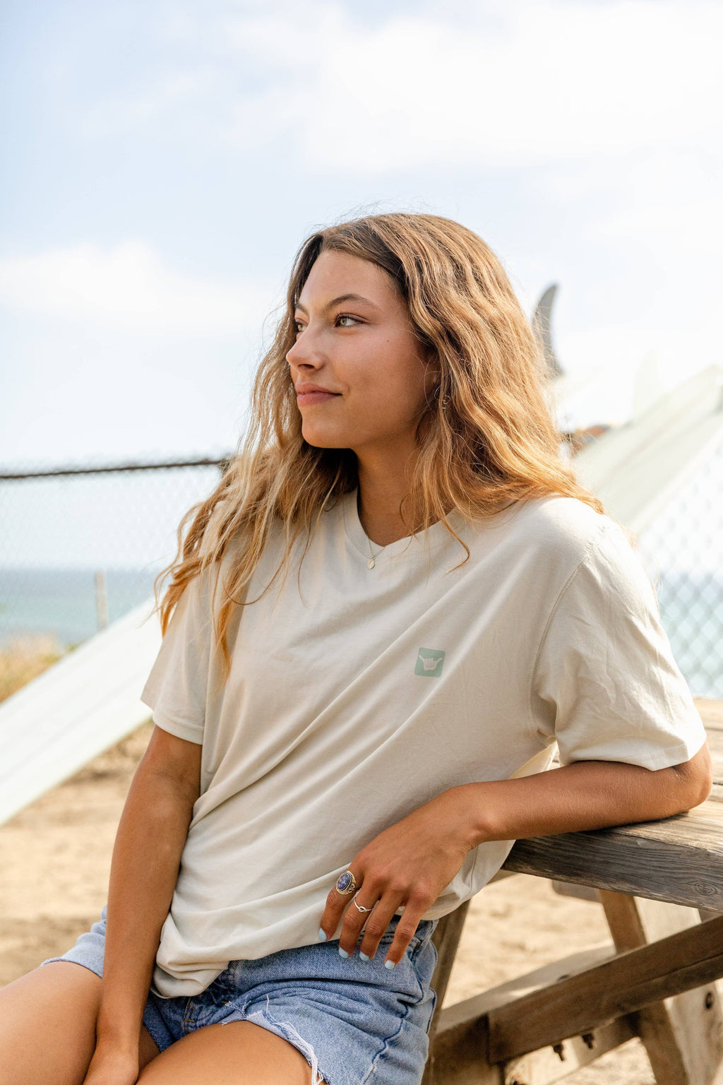 Hang Loose Back Organic PIMA Tee