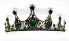 Gold emerald Tiara - style 41
