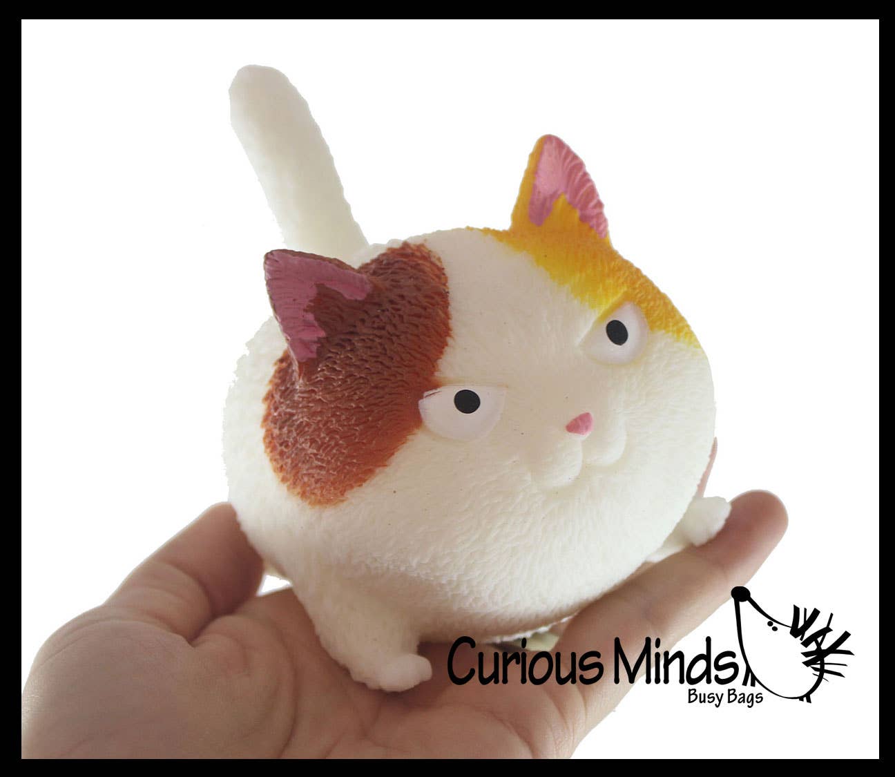 Angry Cat Soft Fluff Doh - Filled Squeeze Stress Balls  -