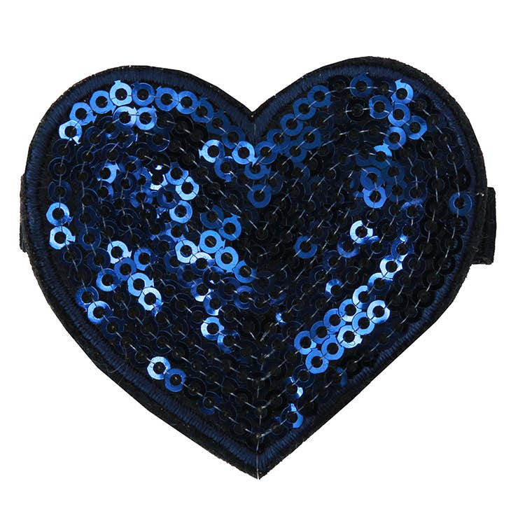 Medium Sequin Heart Clip