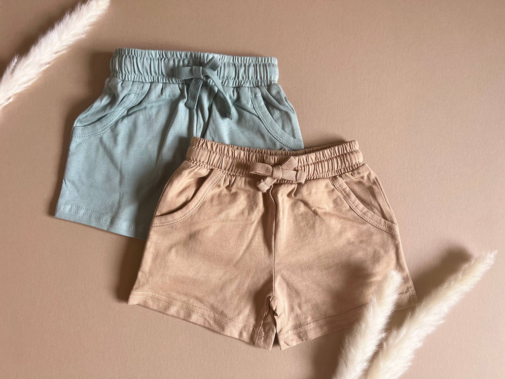 Organic shorts w pockets relaxed style