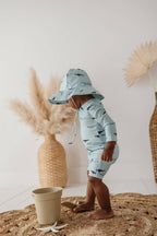 Baby One-Piece Rash Guard Swimsuit