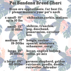 Pet Bandana- Mauve Lei Tuberose