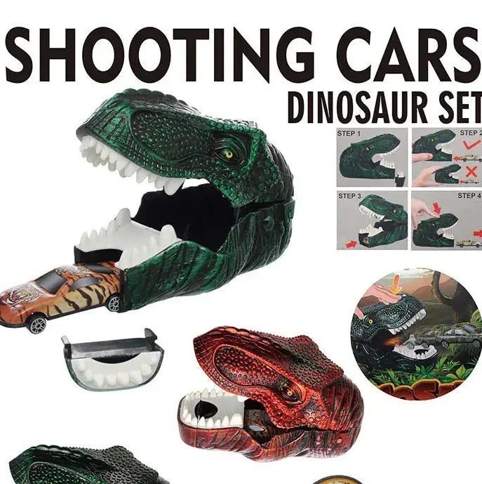 Shooting Cars Dinosaur Set