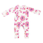 Hibiscus Kiss Bamboo Newborn Wrap Coverall