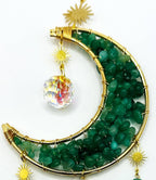 Suncatchers - Crescent Moon with Stones