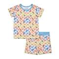 Sunset Checker Short Bamboo Pajamas