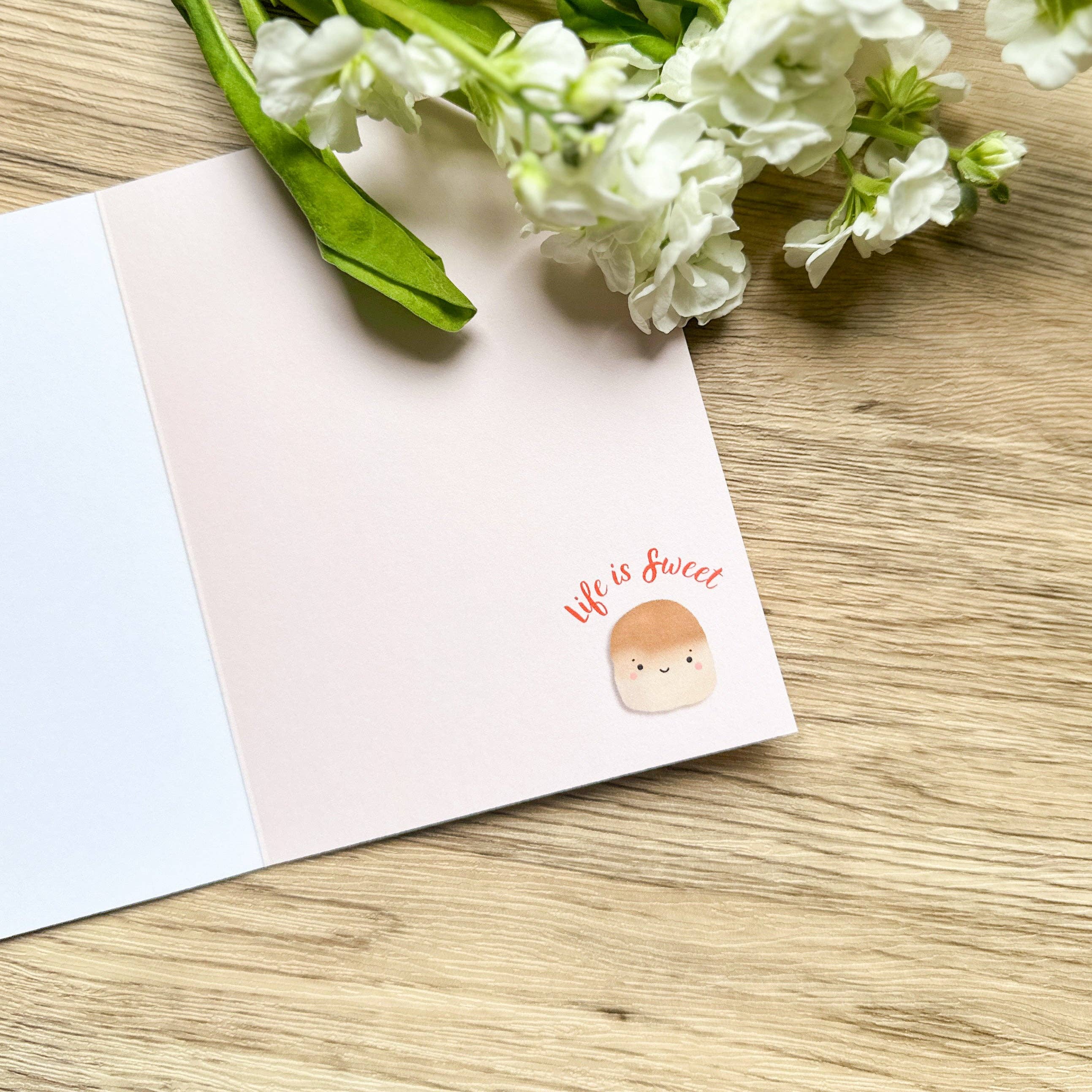 Hawaiian Bun in the Oven - Greeting Card