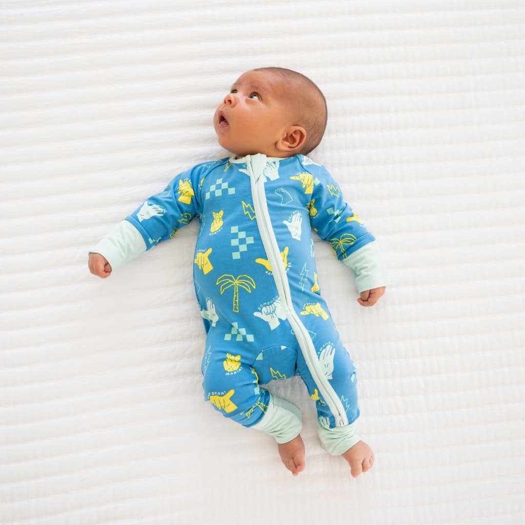 Coco Moon - Shaka Code Baby Bamboo Coverall