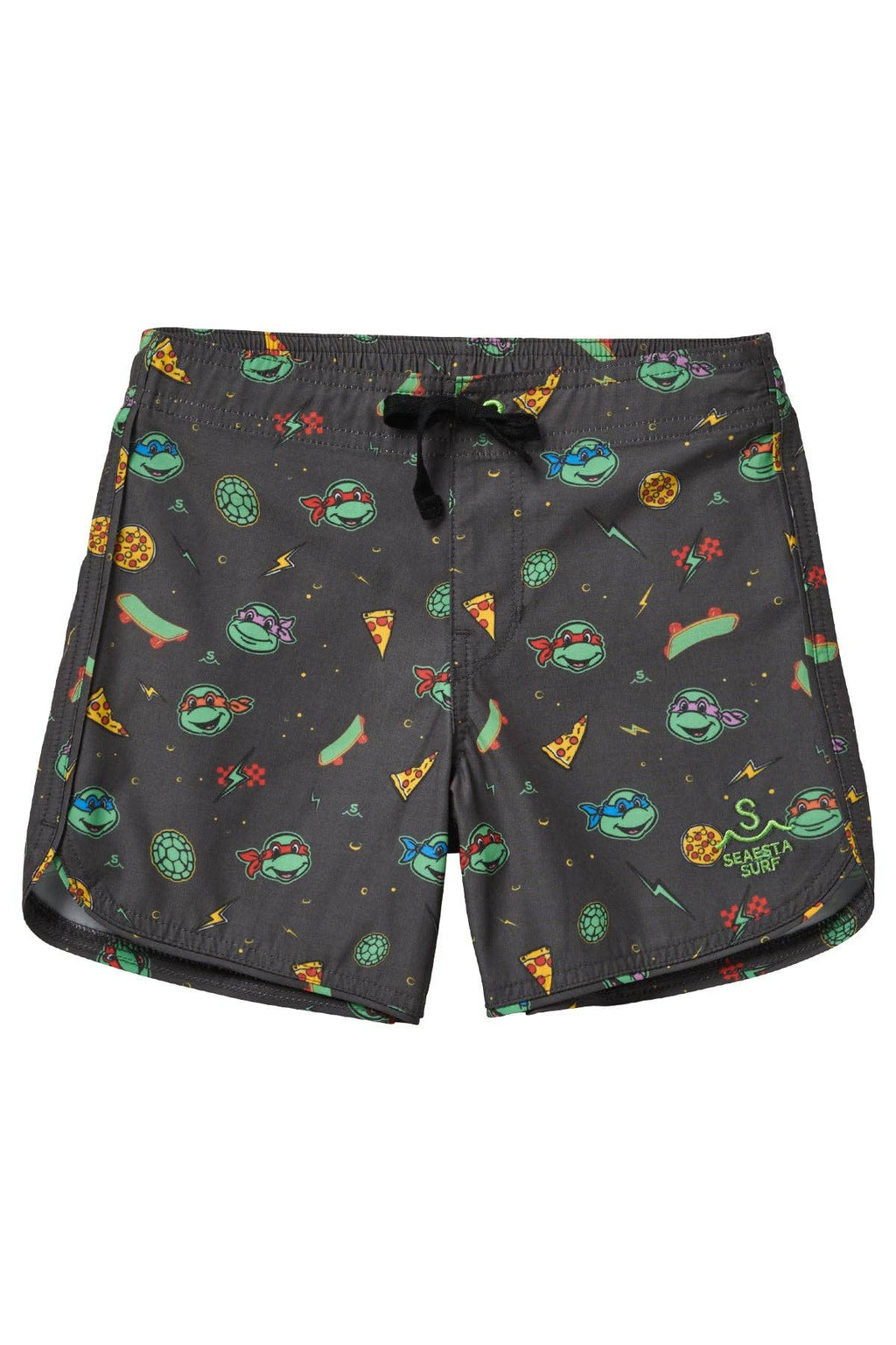 Seaesta Surf x Teenage Mutant Ninja Turtles® Turtle Power Boardshorts / Sewage Grey