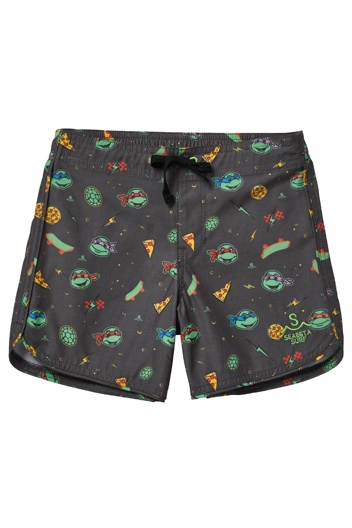 Seaesta Surf x Teenage Mutant Ninja Turtles® Turtle Power Boardshorts / Sewage Grey