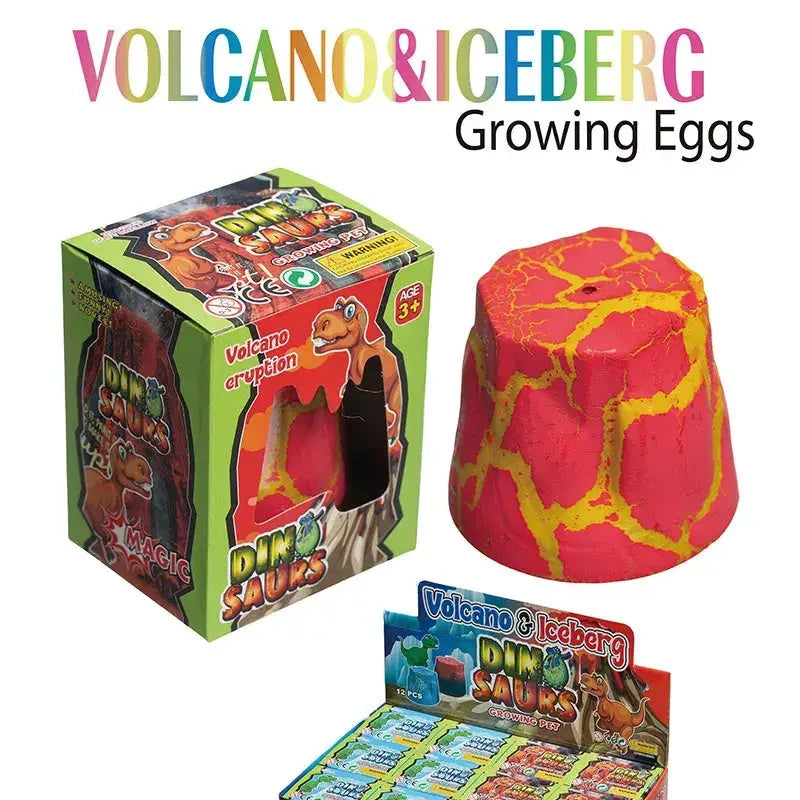 Volcano and Iceberg Growing Egg