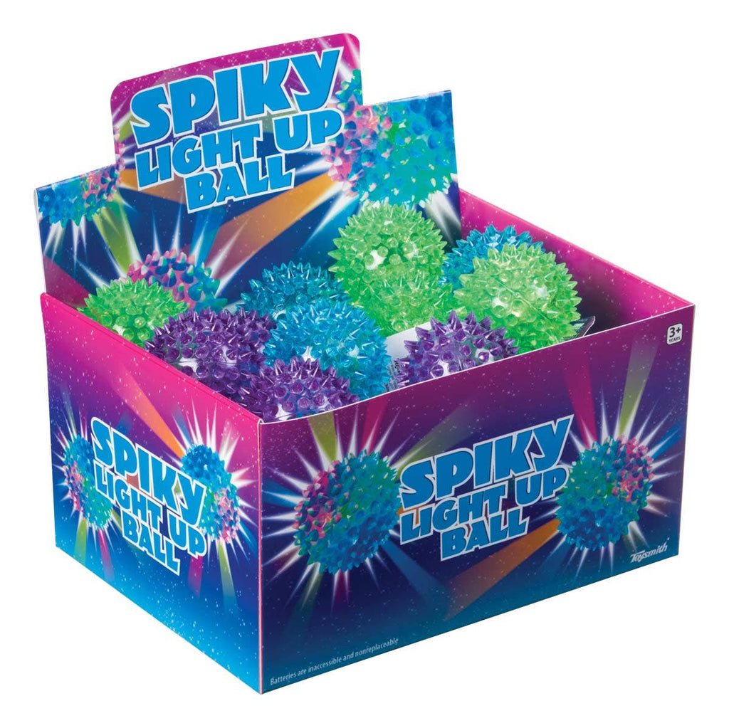 Flashing Spiky Ball, Bouncy and Squeezy