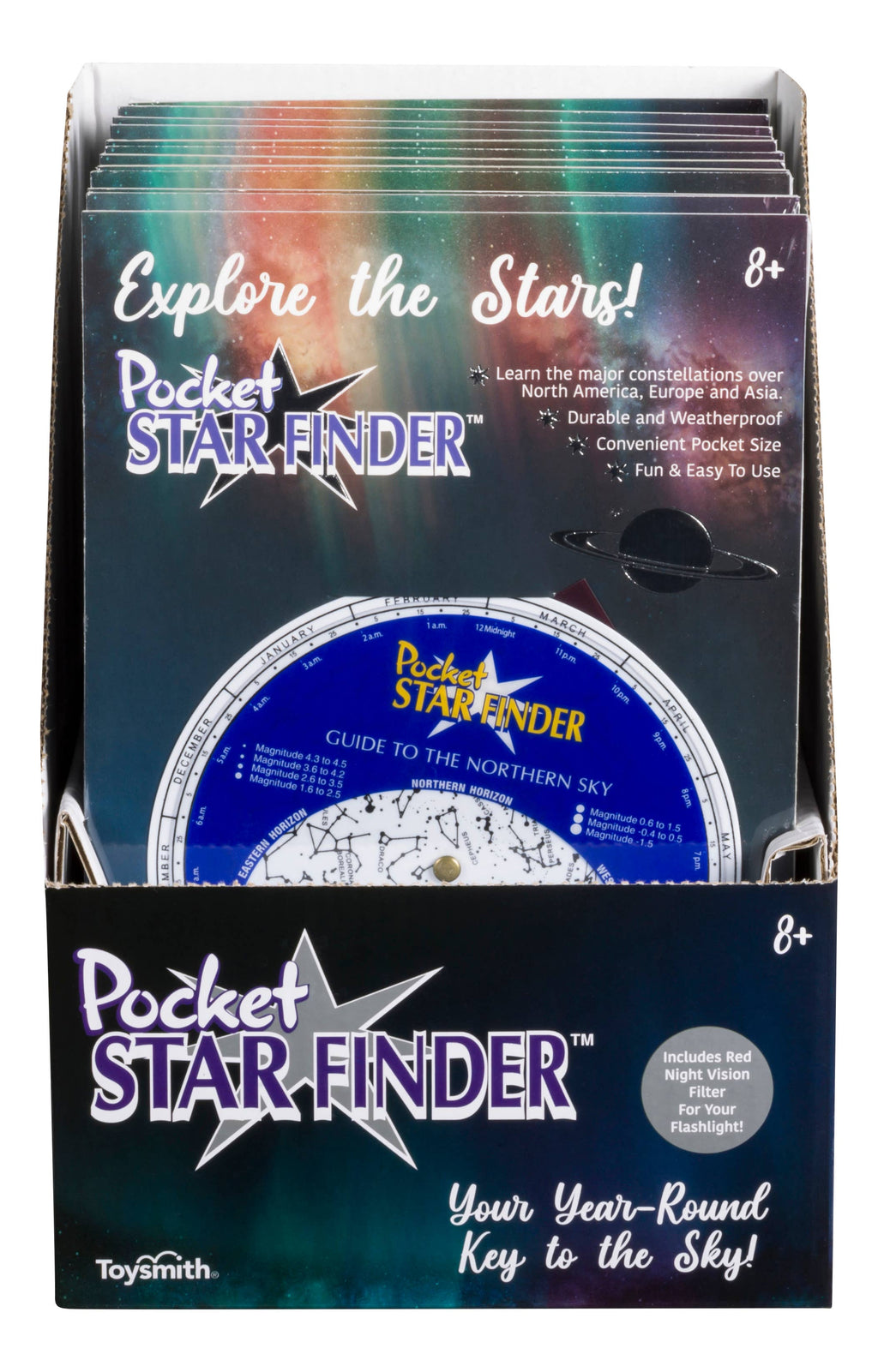 Pocket Star Finder, Travel size, Use with Flashlight, STEM