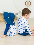 Whale Friends Long Sleeve Rash Guard