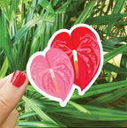 Anthurium Flower Sticker