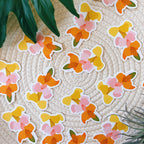 Puakenikeni Hawaiian Lei Flower Sticker