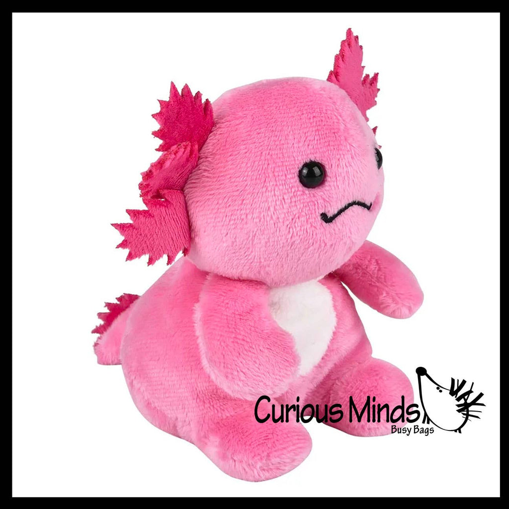 Cute Small 5" Axolotl Plush Stuffed Animals- Adorable Wa