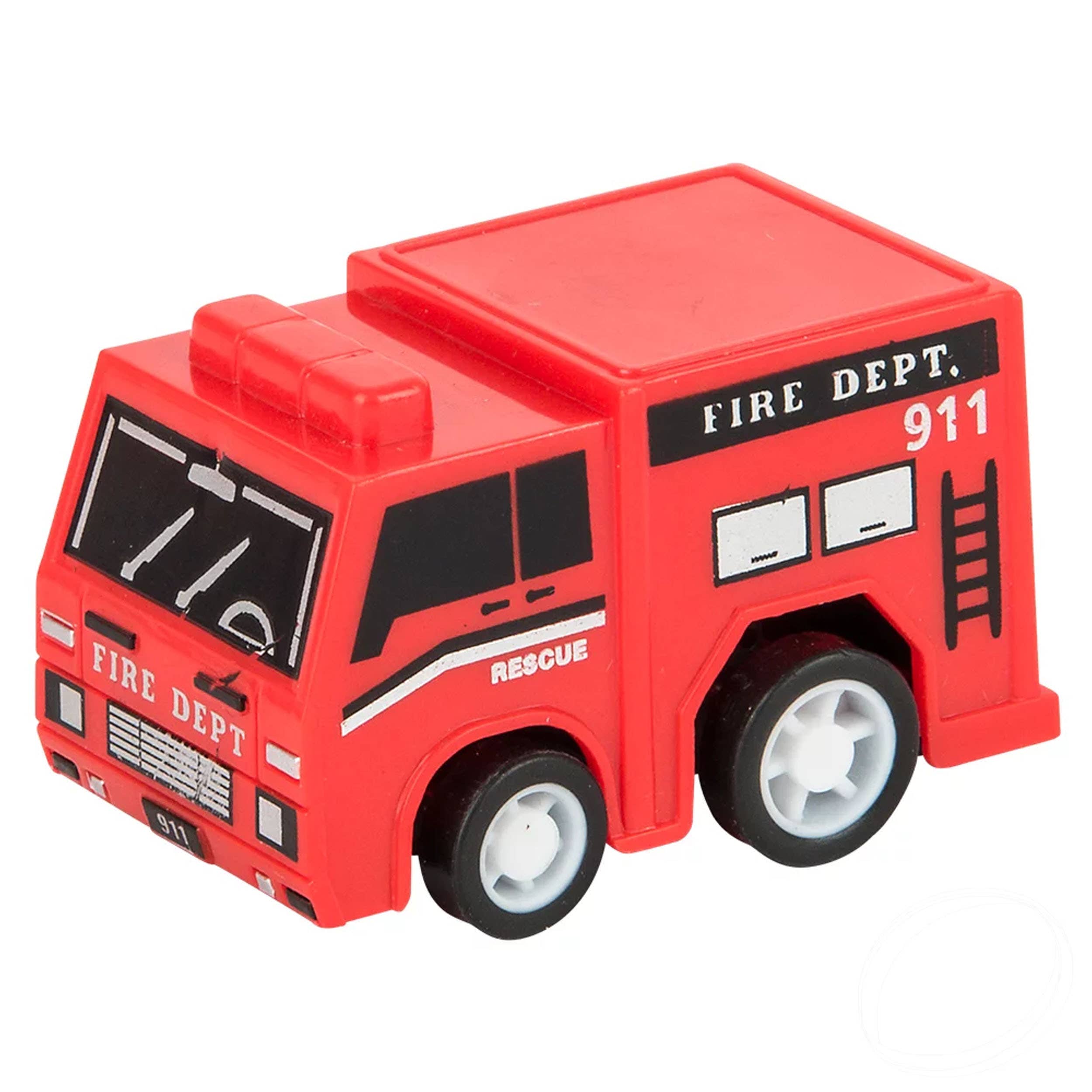 Fire Truck Pull Back Toy