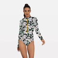 Teens Long Sleeve Period Swimsuits UPF50+