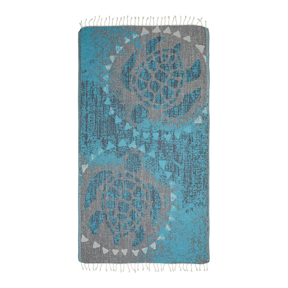Turtle's Love Turkish Beach Towels - Sand Free