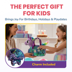Pet Plush Set with Bag - Light Purple