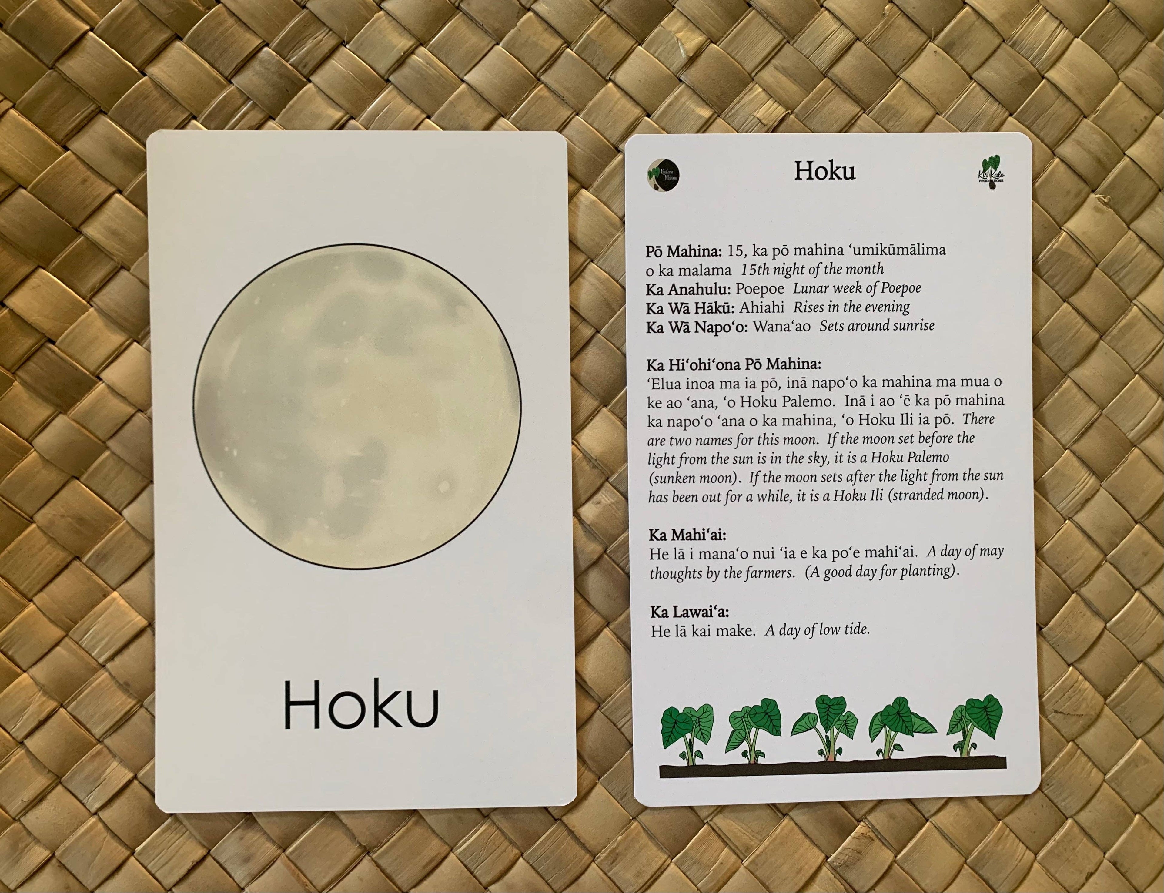 Moon Phase Cards: Kaleka Po Mahina