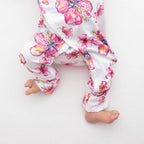 Hibiscus Kiss Bamboo Newborn Wrap Coverall