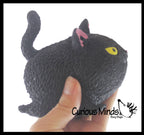 Angry Cat Soft Fluff Doh - Filled Squeeze Stress Balls  -