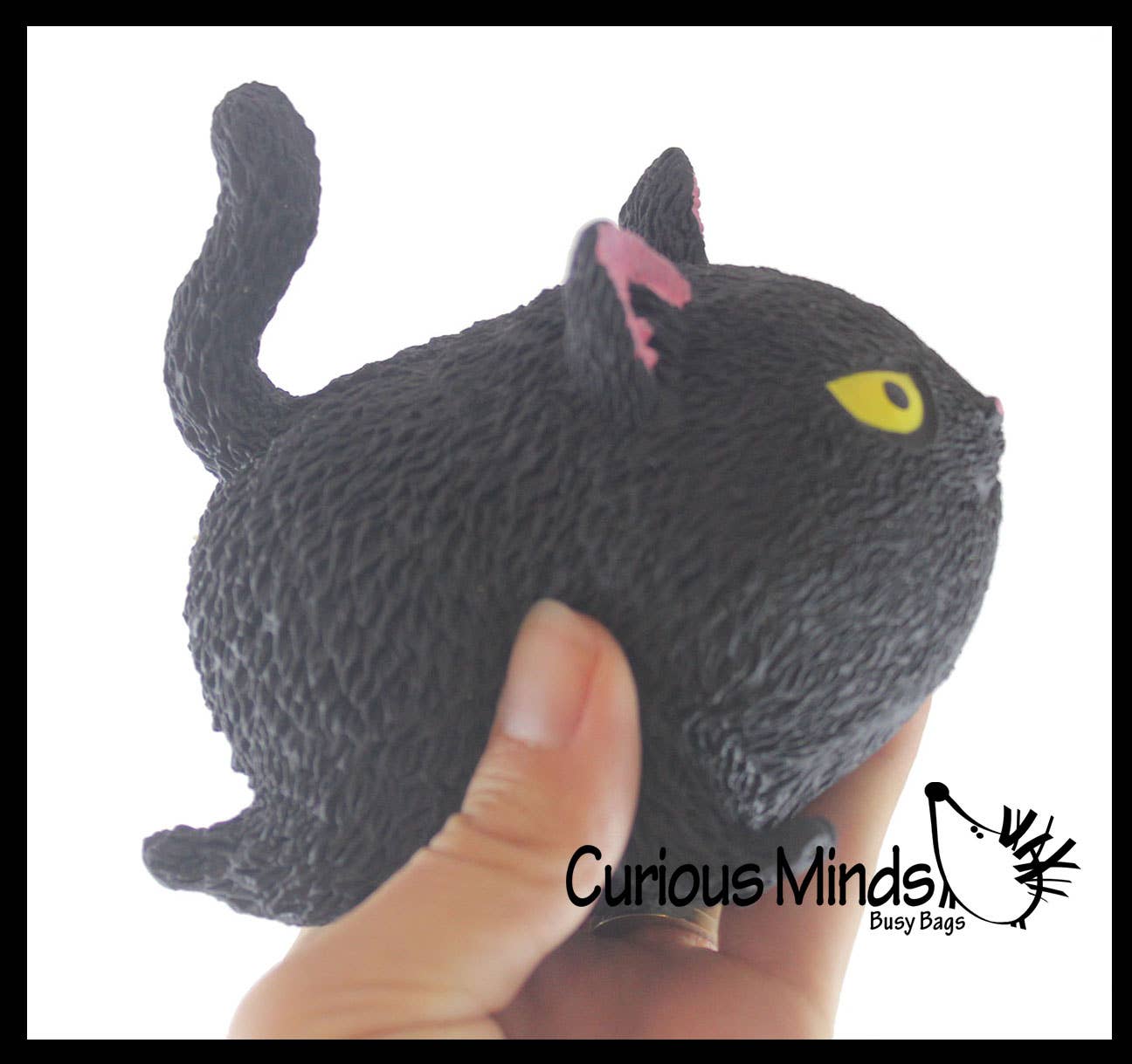 Angry Cat Soft Fluff Doh - Filled Squeeze Stress Balls  -