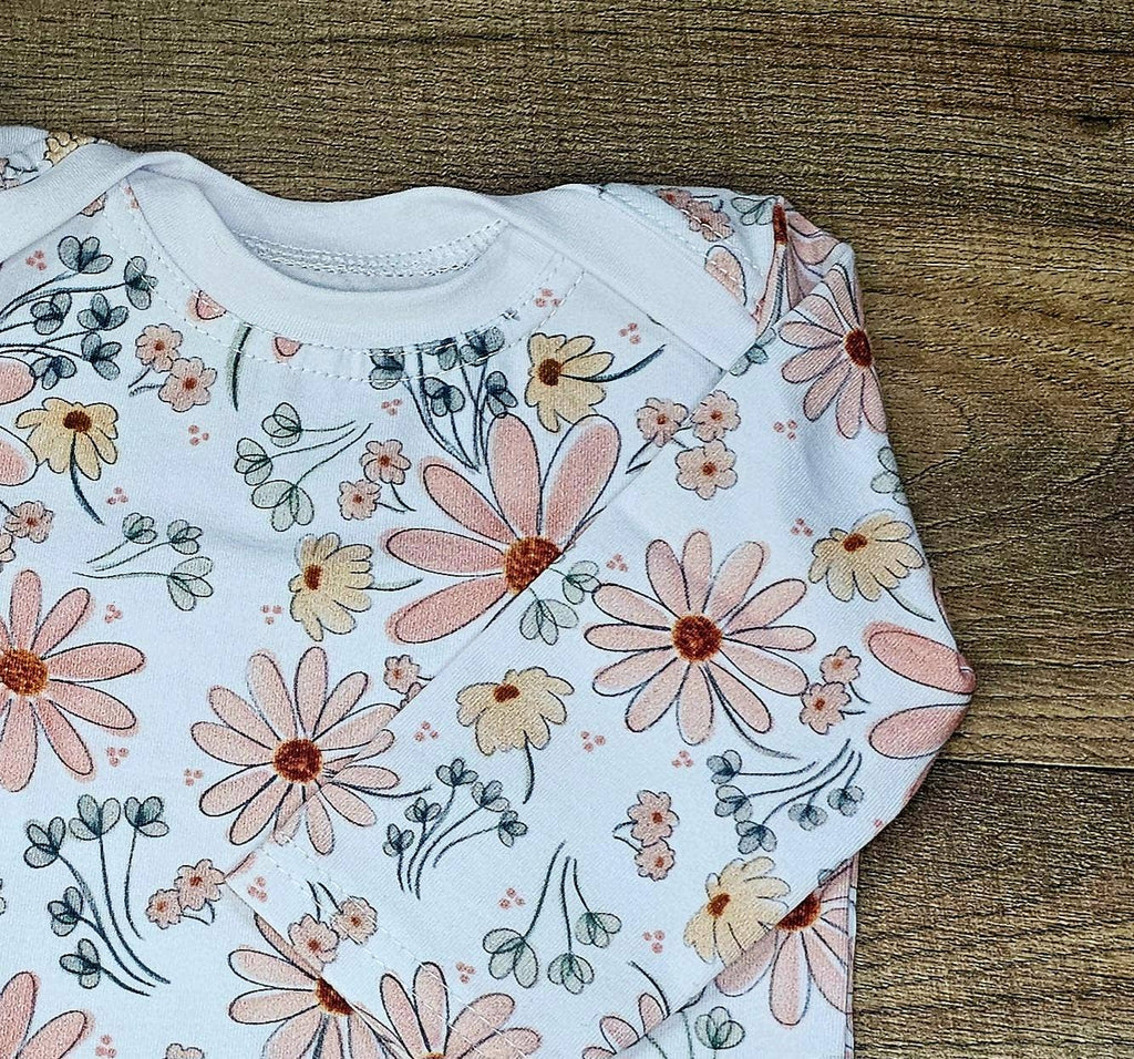 Spring Floral Baby Bodysuit