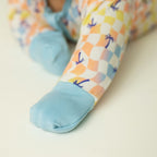 Sunset Checker Bamboo Coverall
