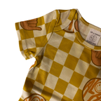 Classic Onesie Checkered Yellow Aloha