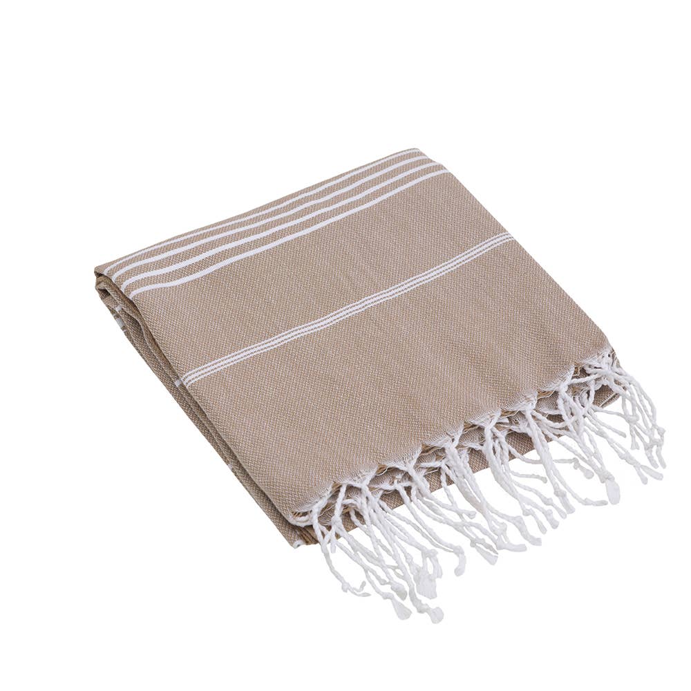 Turkish Beach Towels - Beige