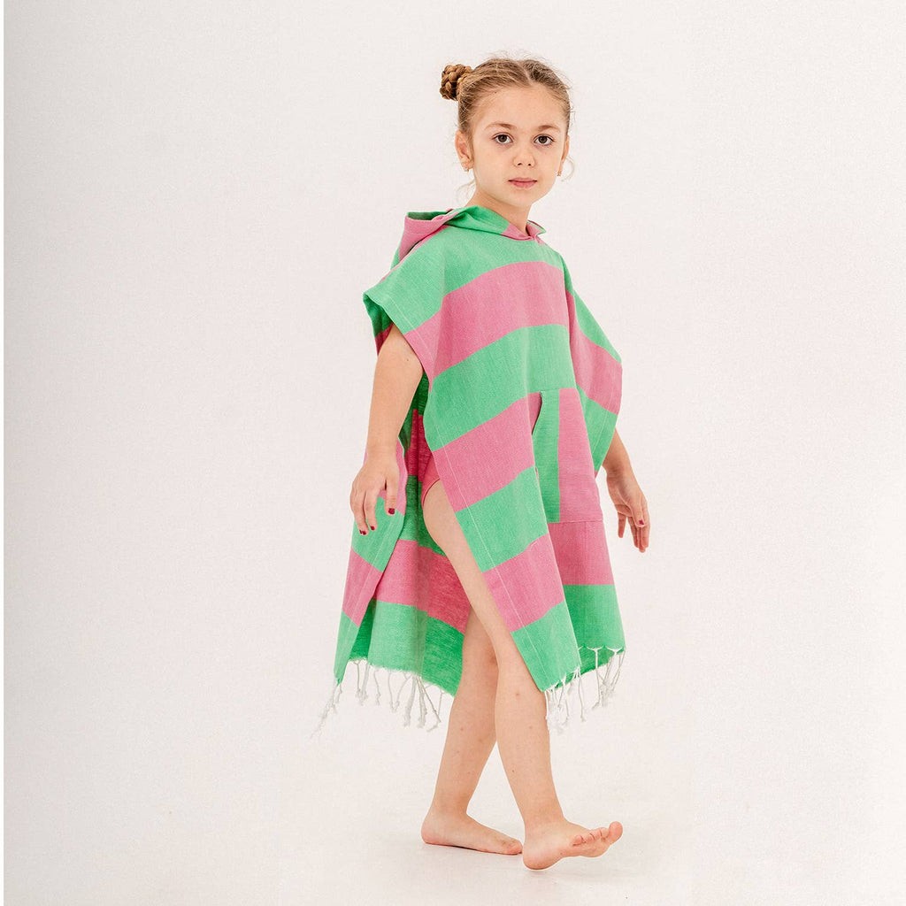 Kids Hooded Poncho - Beach Towel