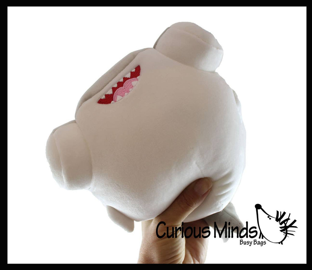 Plush Hammerhead Shark with Googly Eyes Stuffed Animal Toy