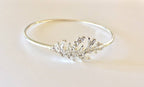 Coral Gold or Silver Bangle