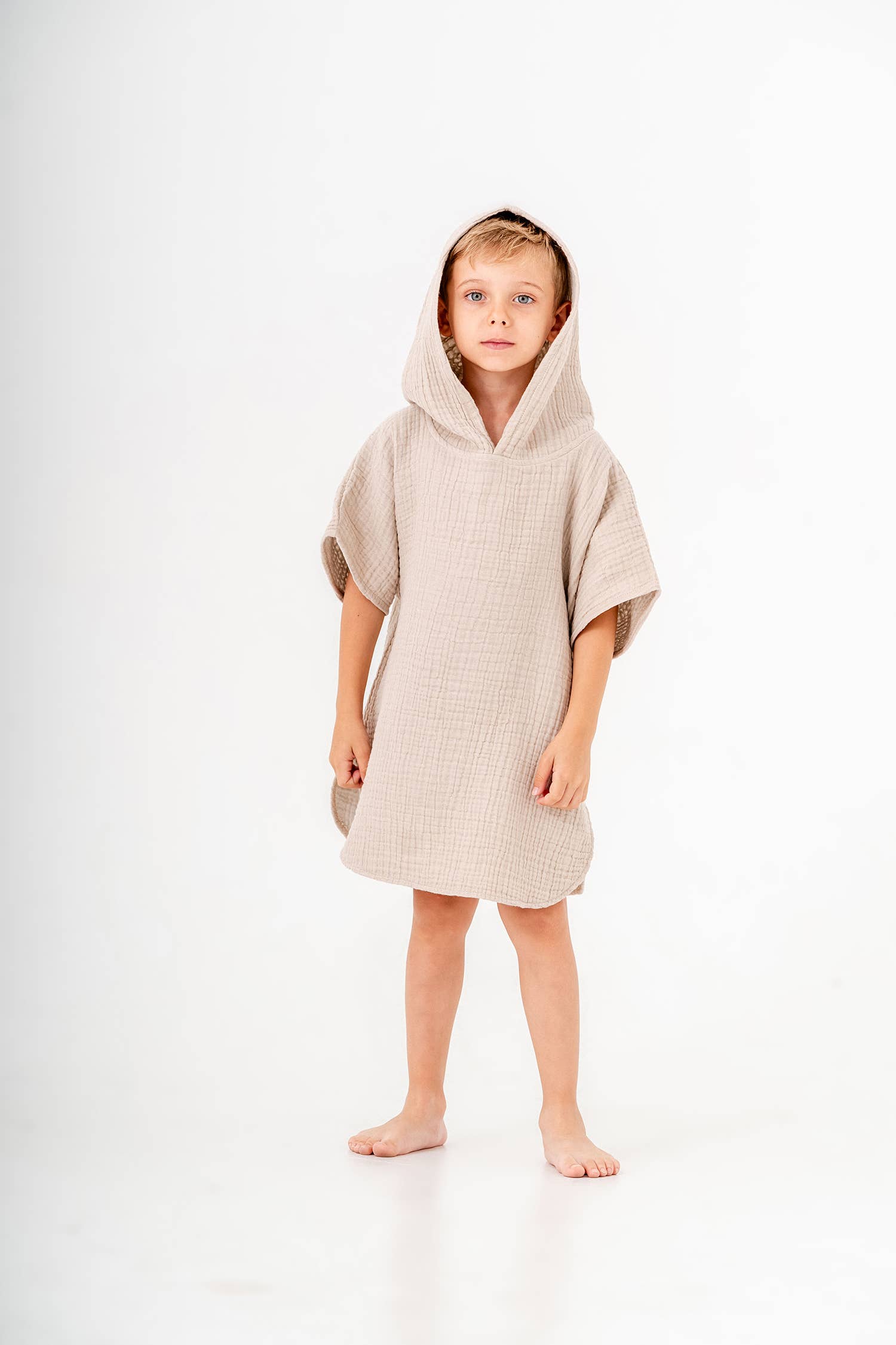 Kids Hooded Poncho - Beach Towel